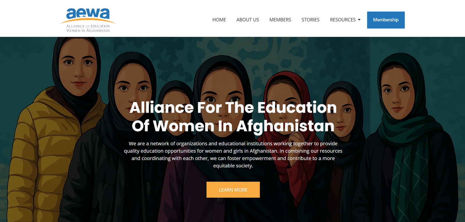 AEWA website screenshot