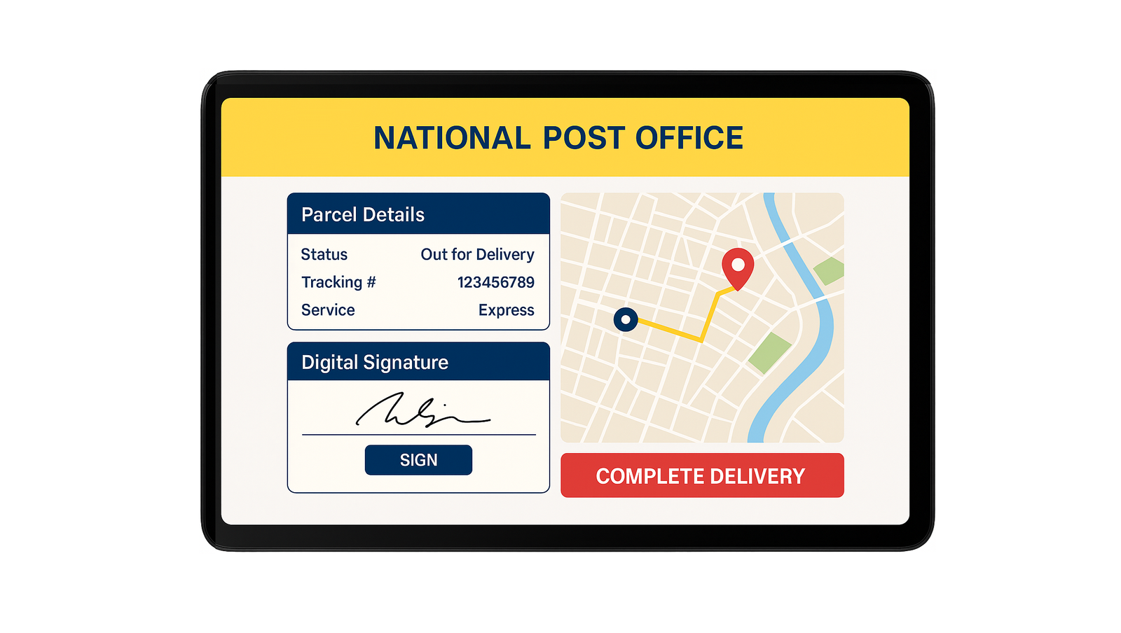 Afghanistan Post Office app
